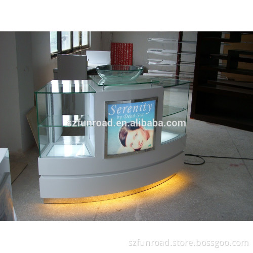 Shopping Mall Cosmetic Display Case Display Cabinet with Lighting